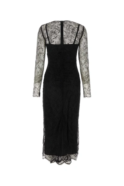 Shop Dolce & Gabbana Dress In Black