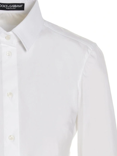 Shop Dolce & Gabbana Lace Shirt In White