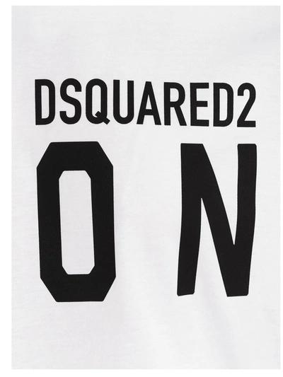 Shop Dsquared2 'icon' T-shirt In White/black