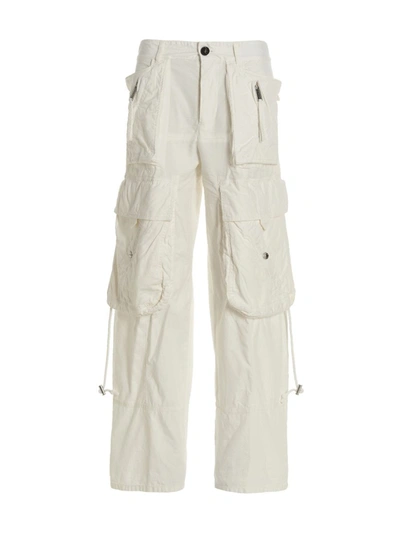 Shop Dsquared2 Cargo Pants In White
