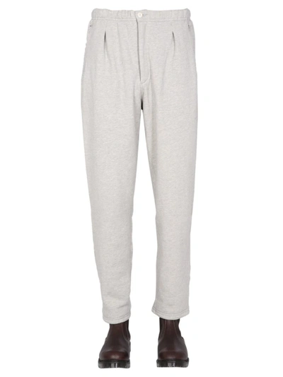 Shop Engineered Garments Wide Leg Jogging Trousers In Grey