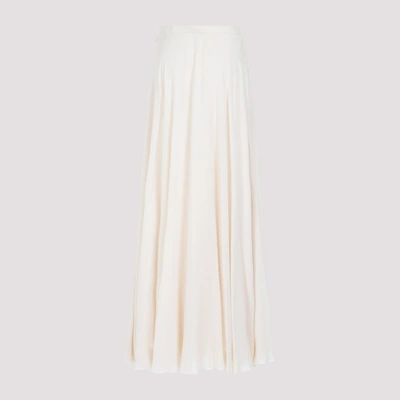 Shop Ralph Lauren Maguire Maxi Full Skirt In Nude & Neutrals
