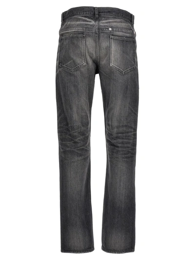 Shop Givenchy Straight Fit Jeans In Gray