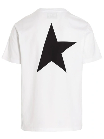 Shop Golden Goose Logo T-shirt In White/black