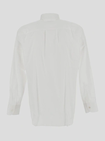 Shop Tom Ford Shirts In Opticalwhite