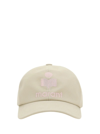 Shop Isabel Marant Hats E Hairbands In Ecru/light Pink