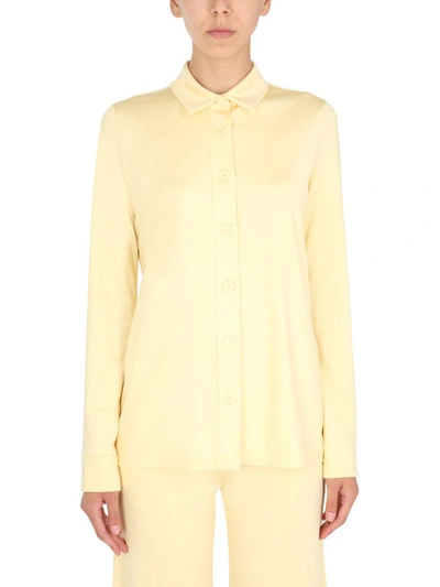 Shop Jil Sander Overszie Fit Shirt In Yellow