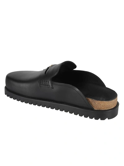 Shop Versace Sandals In 1b00v-black- Gold