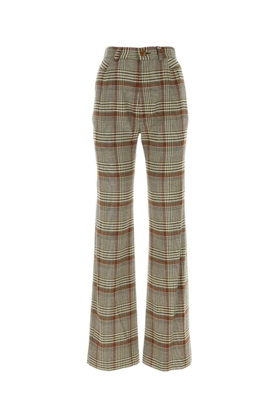 Shop Vivienne Westwood Pants In Checked