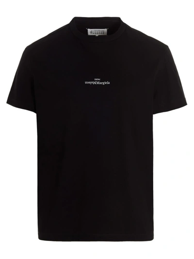 Shop Maison Margiela ' Paris' T-shirt In Black