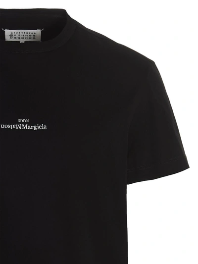 Shop Maison Margiela ' Paris' T-shirt In Black
