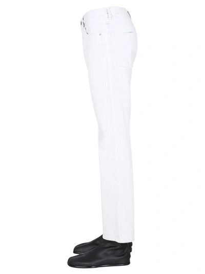 Shop Maison Margiela Boyfriend Jeans In White