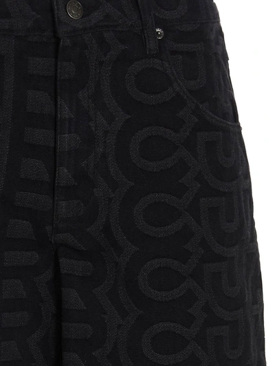 Shop Marc Jacobs 'monogram' Jeans In Black