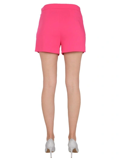 Shop Moschino Cady Shorts In Fuchsia