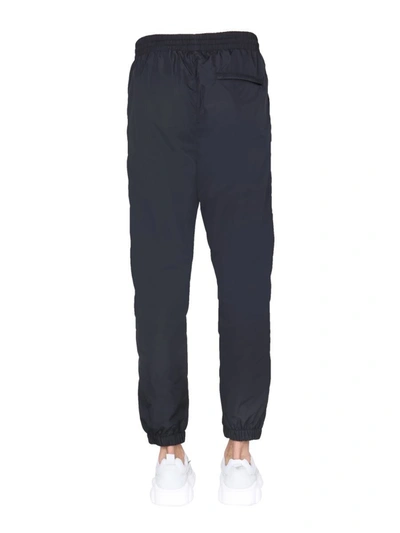 Shop Moschino Nylon Jogging Pants In Black