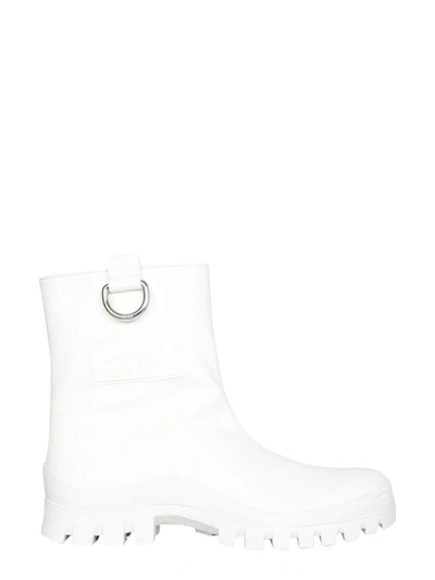 Shop Msgm Rain Boots In White