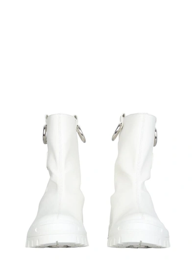 Shop Msgm Rain Boots In White