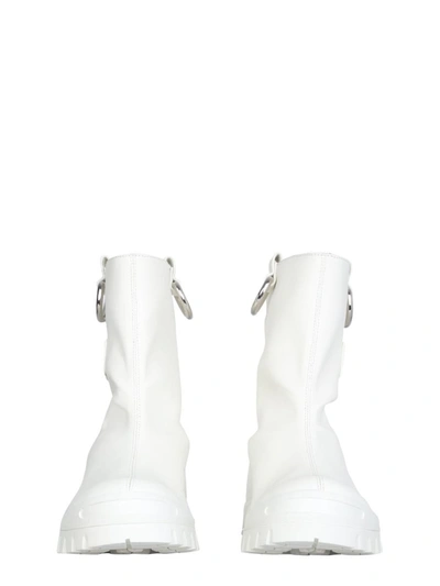 Msgm Rain Boots In White