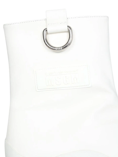 Msgm Rain Boots In White