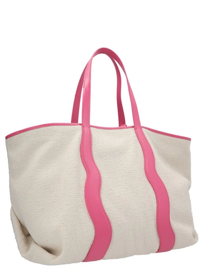 Shop Palm Angels ' Cabas' Shopping Bag In Multicolor
