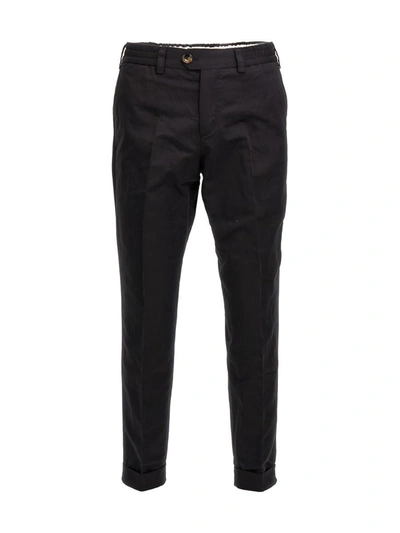 Shop Pt Torino Pantalone 'rebel' In Black
