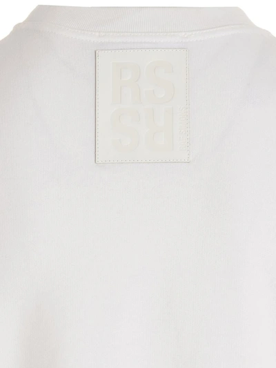 Shop Raf Simons 'r' Sweatshirt In White/black