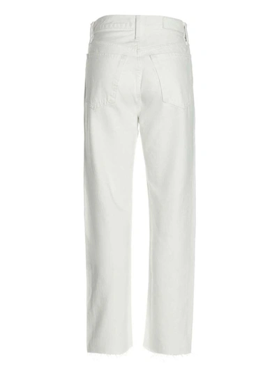 Shop Re/done Jeans '70's Stove Pipe' In White