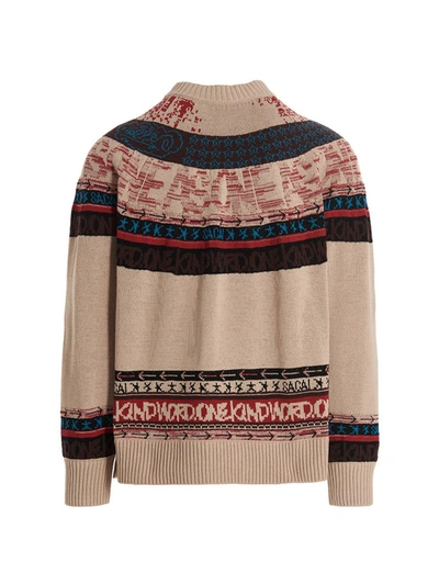 Shop Sacai X Eric Haze Sweater In Multicolor