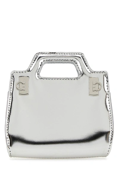 Shop Ferragamo Salvatore  Handbags. In Silversilveromoon