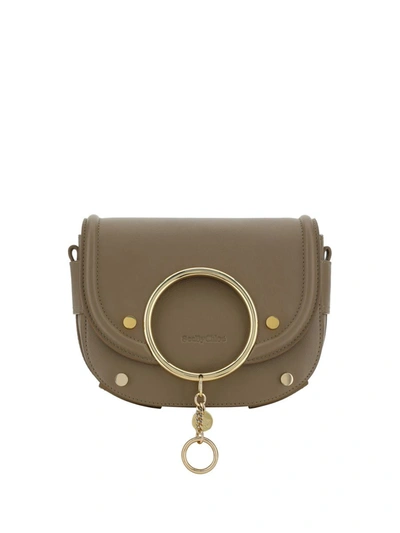 Shop See By Chloé Shoulder Bags In Motty Grey
