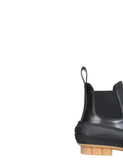 Stella Mccartney Faux Leather And Rubber Chelsea Boots In Black