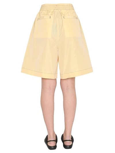 Sunnei Patch Shorts In Beige