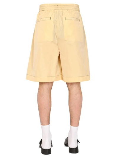Sunnei Patch Shorts In Beige