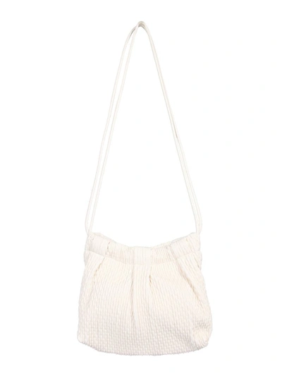 Shop Themoirè Shoulder Bag "thetis" In White