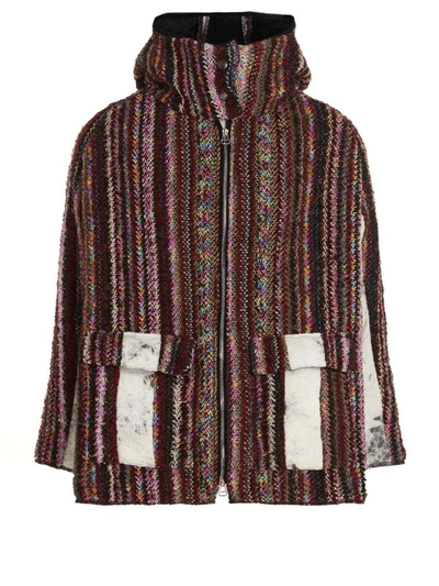 Shop Vitelli 'doomboh' Hooded Jacket In Multicolor
