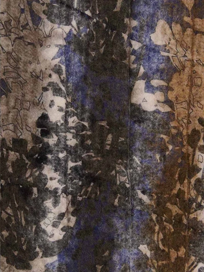 Vitelli Abstract Pattern Sleeveless Vest With Front Pockets In Multicolor