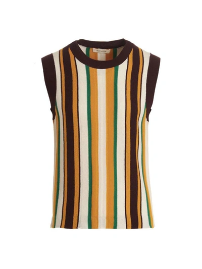 Shop Wales Bonner ‘scale' Tank Top In Multicolor