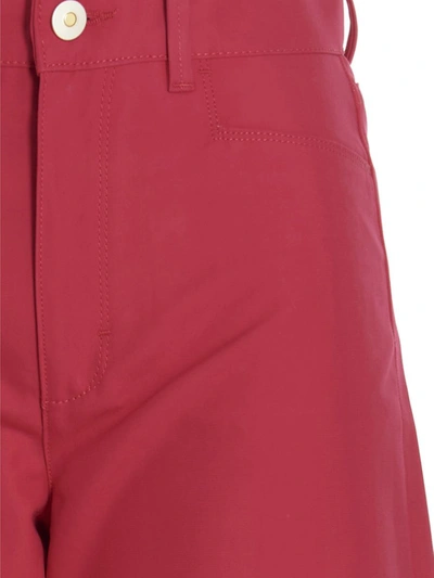 Wandler Fuchsia Loose Leg Pant In Fuchsia