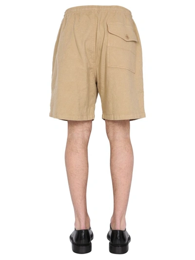 Shop Ymc You Must Create Ymc Paisley Jacquard Shorts In Beige