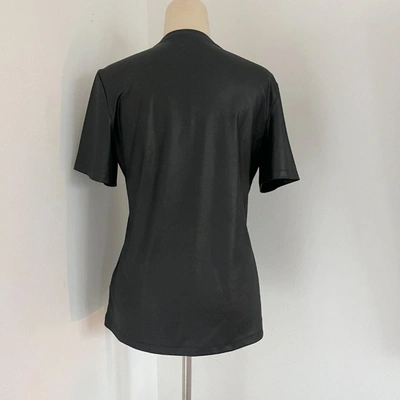 Pre-owned Versace 90s Vintage Logo Black T-shirt