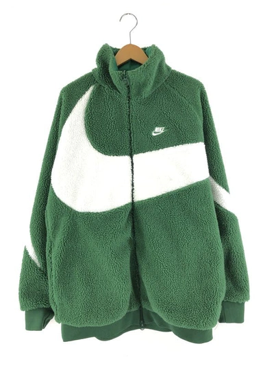 Pre-owned Nike Reversible Big Swoosh Boa Fleece Jacket In Multicolor