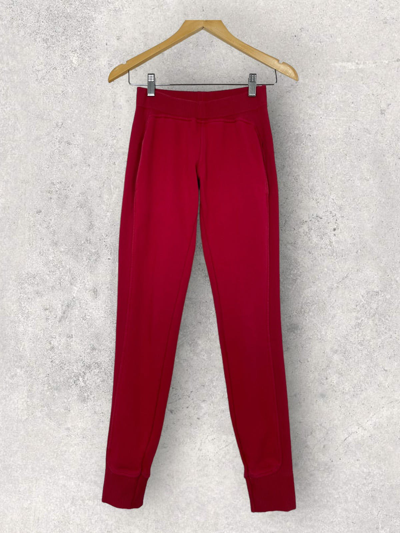 Pre-owned Dolce & Gabbana Sweatpants Trousers Pants Size S In Red
