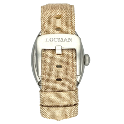 Pre-owned Locman Nuovo Unisex Aluminum Case Oversize Quartz Watch Ref 019, 40 X 56mm