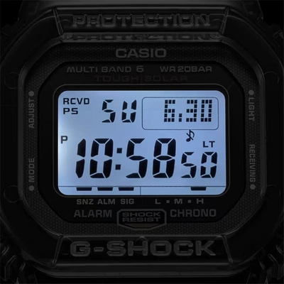 Pre-owned Casio G-shock Gw-s5600u-1jf Black Radio Solar Men's Watch Japan
