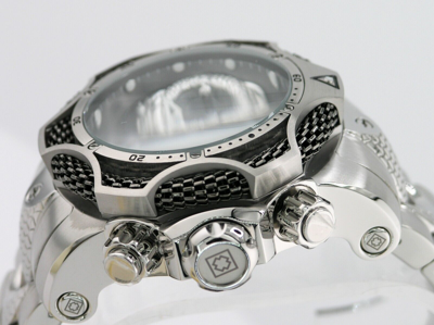 Pre-owned Invicta Reserve 31510 Venom Iii Dragon Swiss Chronograph Black Watch 52.5mm