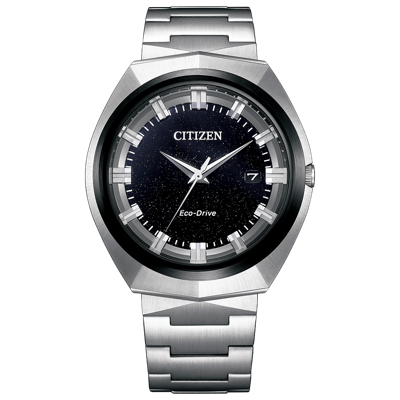CITIZEN Pre-owned Creative Lab Bn1014-55e Eco-drive 365 Solar Watch Black Dial 42.5mm