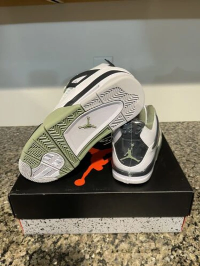 Pre-owned Jordan 4 Retro ‘seafoam' Size 9 Wmns Deadstock In White