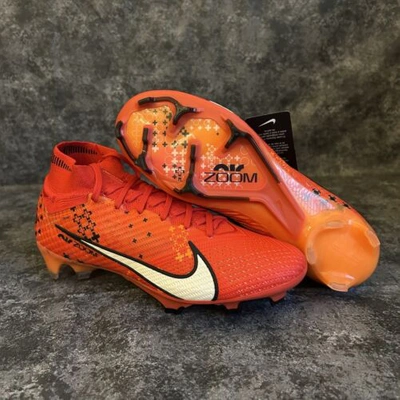 Pre-owned Nike Zoom Vapor 15 Mds Elite Fg Cr7 Ronaldo Cleats Dream Speed Fd1165-600 In Red