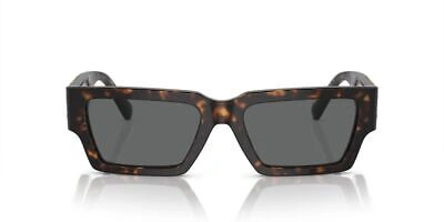 Pre-owned Versace Ve 4459 Havana/ Grey 54/18/140 Unisex Sunglasses In Gray