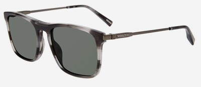 Pre-owned Chopard Sunglasses Sch329 6x7p 56 Rectangle Titanium Frame In Gray